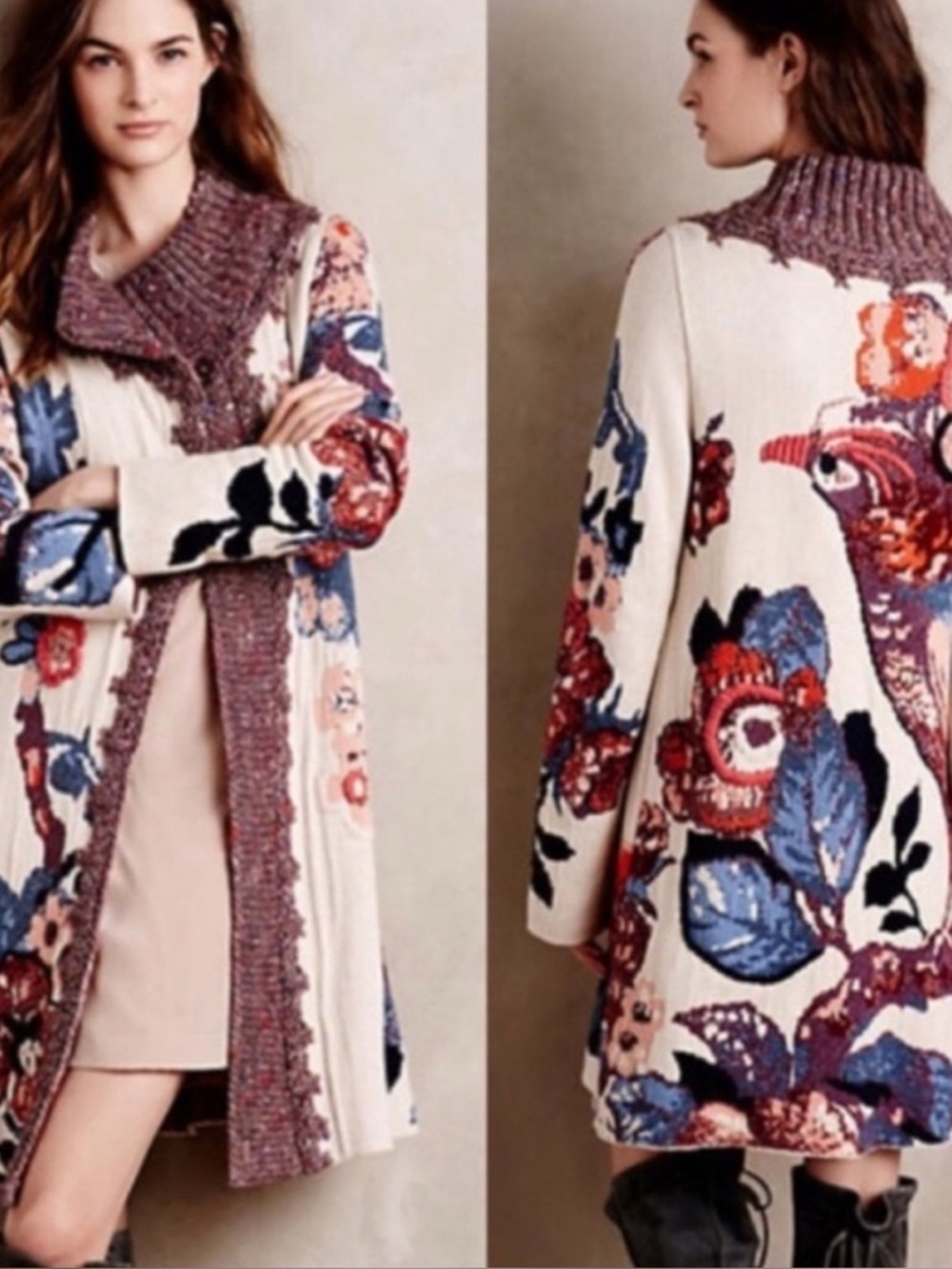 Anthropologie Sleeping on snow bird cardigan